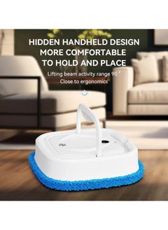 HD Wet and dry multifunctional robot automatic charging, cleaning, and humidification mop white  - Image 1