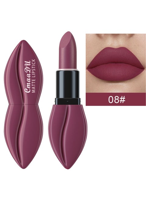 Lipstick Matte Velvet Long Lasting High Pigment Longwear Not Fade Waterproof Unique Weightless Lip Makeup for Women 1 Pcs
