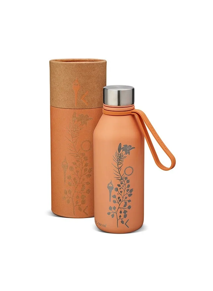 كارل أوسكار SPIRIT ENERGY 2PC Combo Pack : Lunch Jar & Flask - (Stainless steel Insulated Lunch Jar 0.5 L + Flask  0.9L) Orange