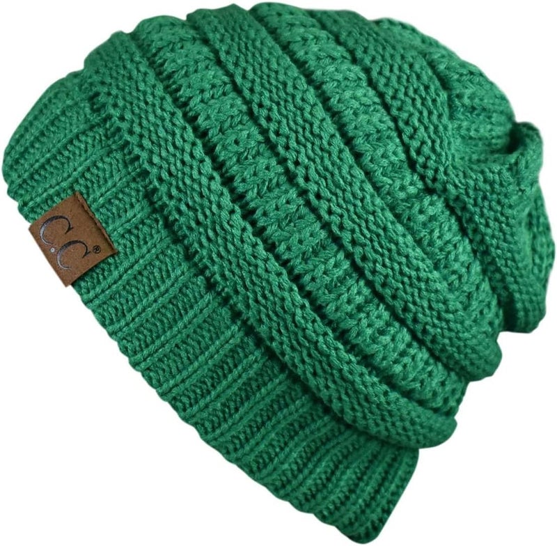 Cc Trendy Warm Chunky Soft Stretch Cable Knit Beanie - Image 1
