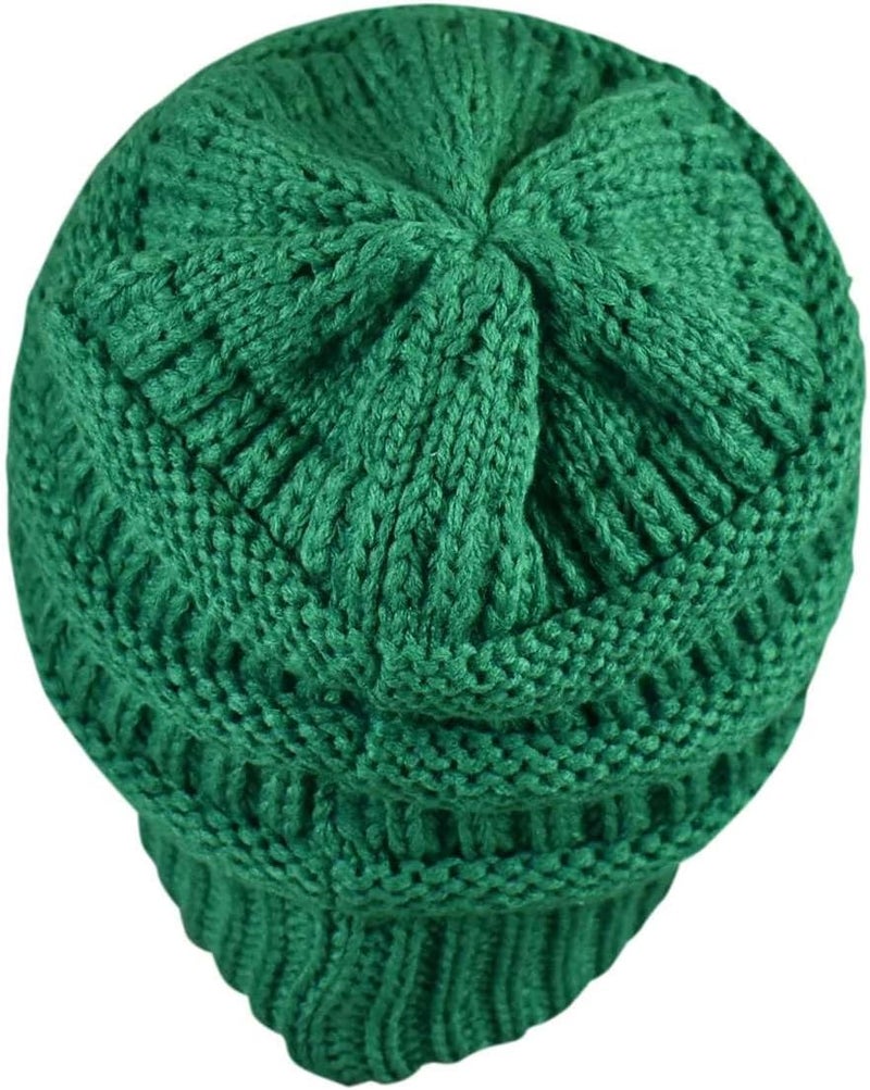 Cc Trendy Warm Chunky Soft Stretch Cable Knit Beanie - Image 4