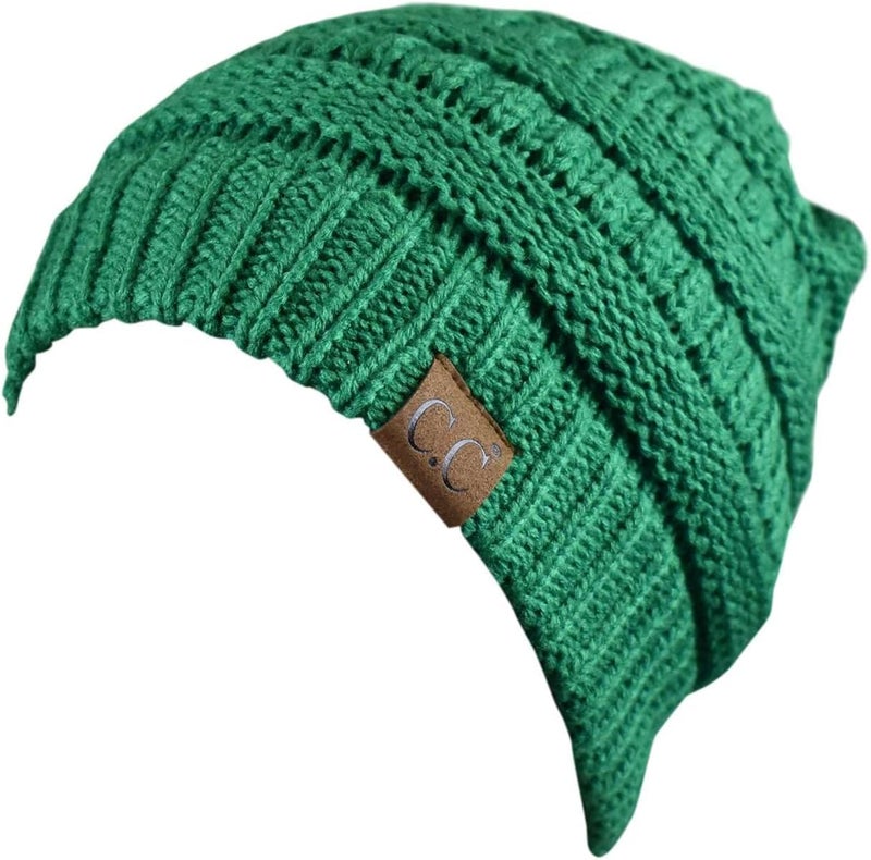 Cc Trendy Warm Chunky Soft Stretch Cable Knit Beanie - Image 2