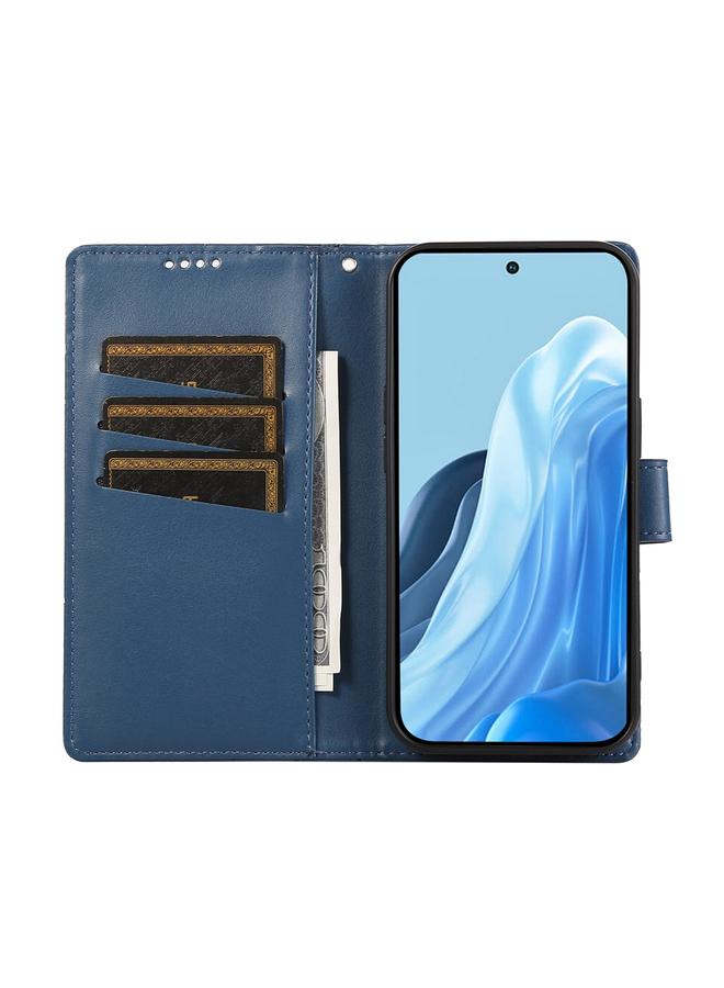 اس-توب جراب لهاتف Samsung Galaxy M35 مصنوع من جلد البولي يوريثان الأصلي ومزخرف بخطوط منقوش - Image 4