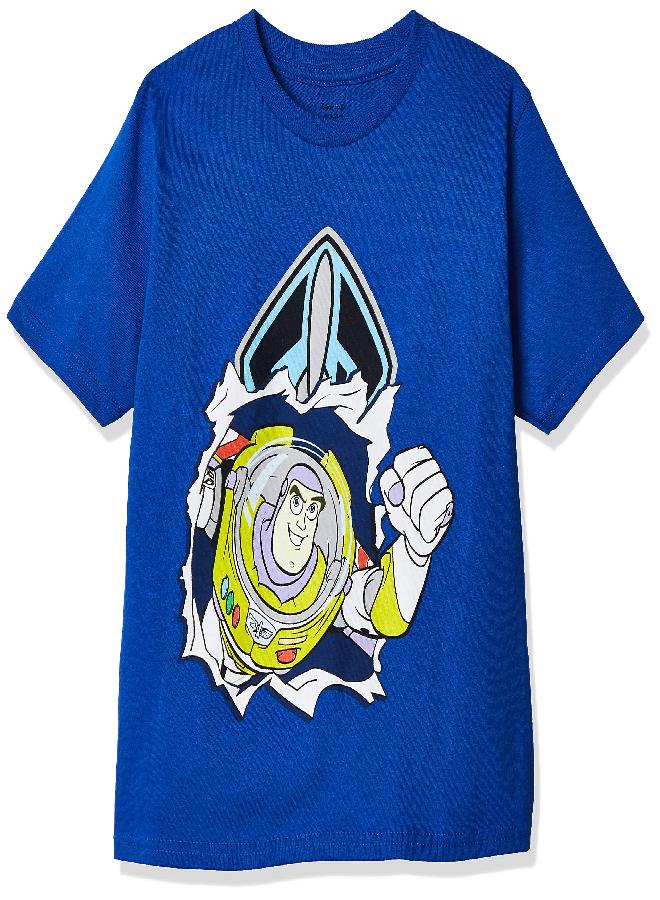 Disney Disney baby boys Buzz Lightyear Tee movie and tv fan t shirts, Royal, 3T US - Image 1