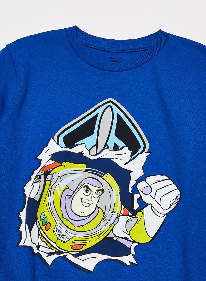 Disney Disney baby boys Buzz Lightyear Tee movie and tv fan t shirts, Royal, 3T US - Image 2