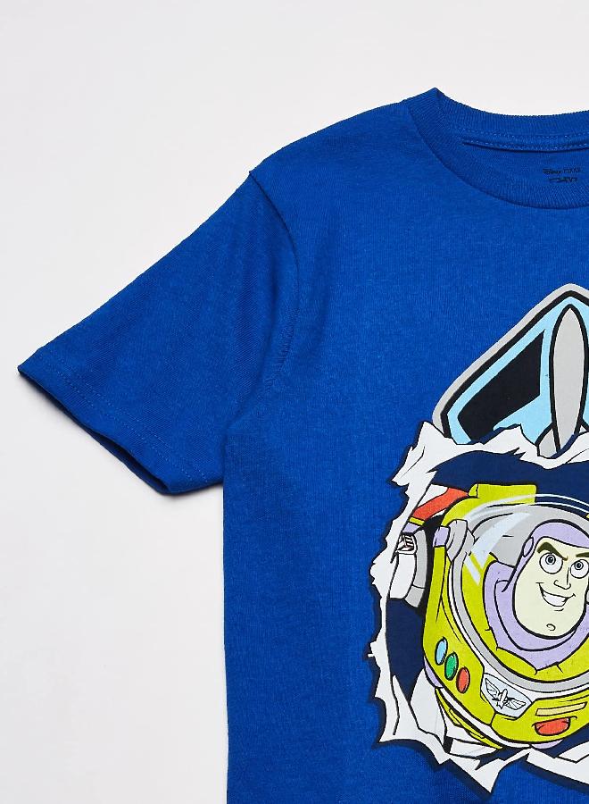 Disney Disney baby boys Buzz Lightyear Tee movie and tv fan t shirts, Royal, 3T US - Image 3