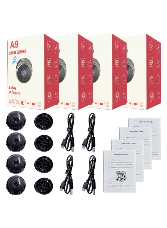 Neutral A9 Camera Wireless Camera Wifi Camera Home Hd Security Camera Outdoor Sports Camera A9 - Image 1