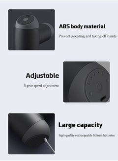 Fazza Mini Massage Gun Percussion Deep Tissues Muscle Massager Gun,  Super Quiet Portable Electric Handheld Body Massager For Back Neck Pain Relief  - Image 2