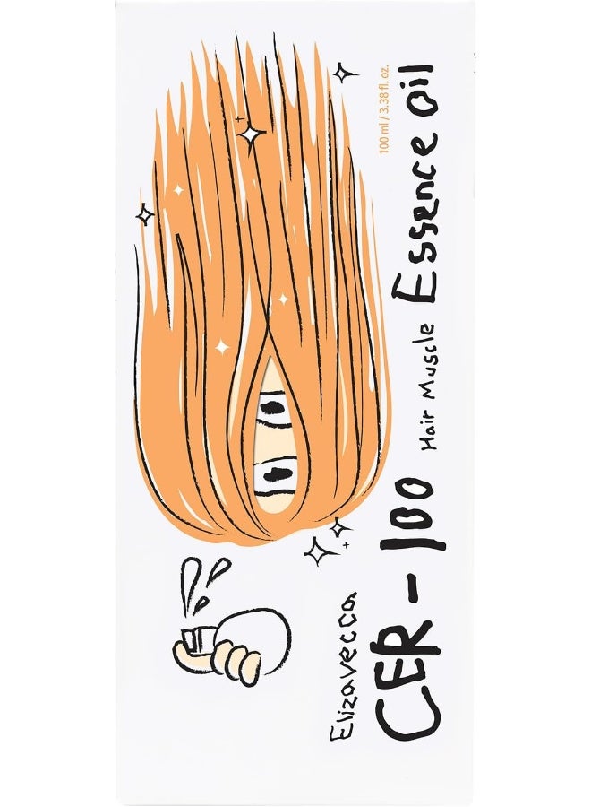 إليزافيكا زيت جوهر الشعر Elizavecca CER-100 - علاج يُترك على الشعر لنمو الشعر الجاف - 100 مل K-Beauty - Image 2