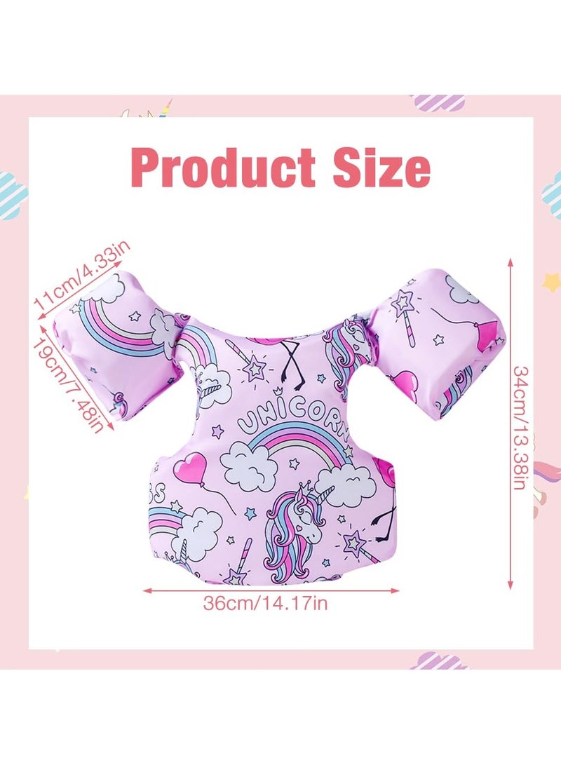 SYOSI Toddler Float Swimsuit Jacket Vest with Safety Strap, Buoyancy Childrens Swim Jacket with Adjustable Strap for 2-6 Years Old Boys Girls Toddler - Image 5