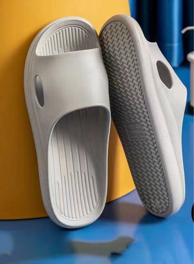 HomarKet Bathroom Shower Slippers,Anti-slip Lightweight House Shower Slippers Super Soft Home Slippers for Indoor & Outdoor - Image 1