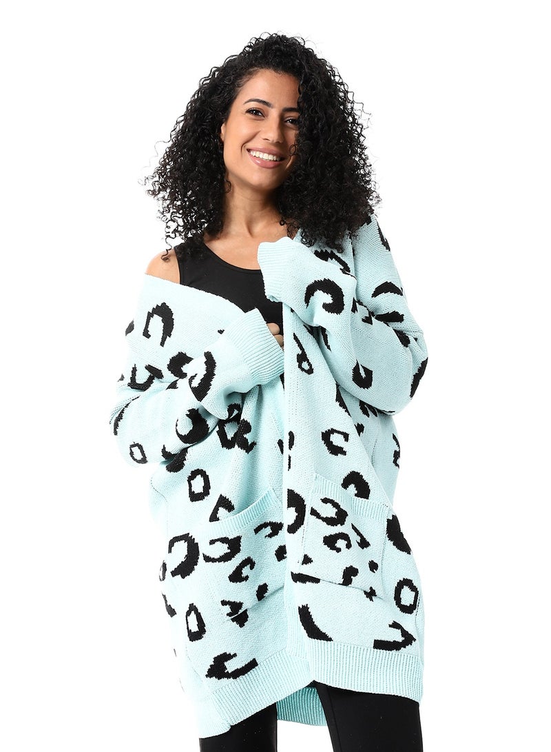 Caesar Womens Wool Open Cardigan - Image 1