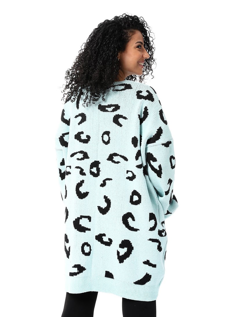Caesar Womens Wool Open Cardigan - Image 4