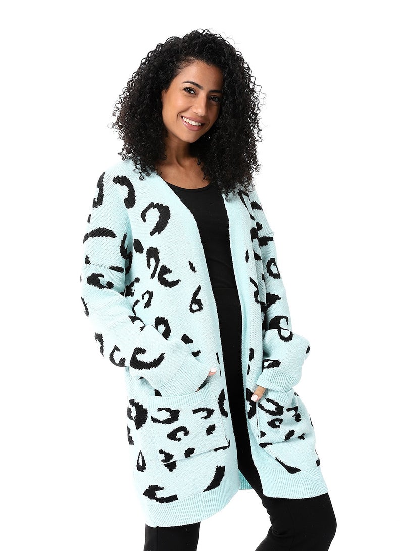 Caesar Womens Wool Open Cardigan - Image 2