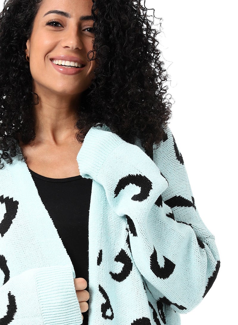 Caesar Womens Wool Open Cardigan - Image 3