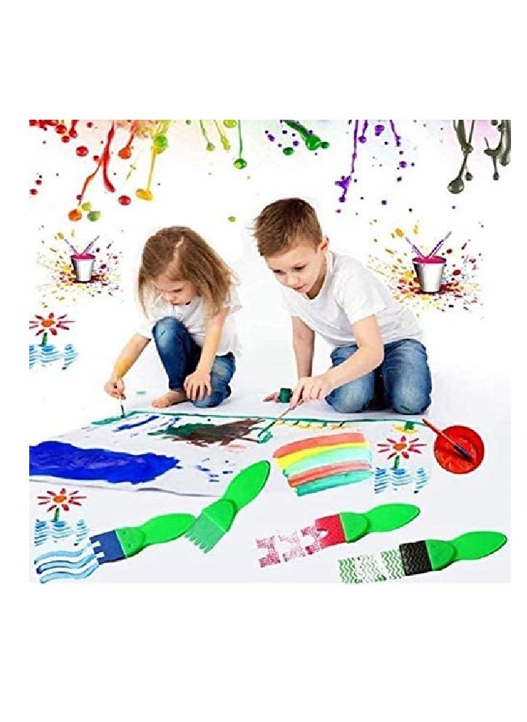 Cutie Cute - 29pcs Painting Kits for Kids, Early Learning Kids Paint Set Sponge Painting Foam Brushes Art Craft Drawing Tools for Kids Toddlers - Image 1