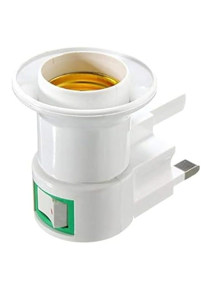 erorex Plug Lamp Holder Converter Socket Control - Convenient Plug Type Conversion with Built-in On/Off Switch" - Image 3