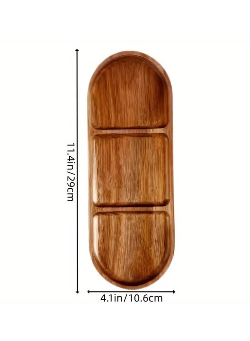 Arabest Versatile Acacia Wood Serving Tray - Perfect for Bread, Snacks, Fruit & Cheese | Ideal for Home Kitchen, Restaurant, Bakery Parties & Coffee Table Decor - Image 5