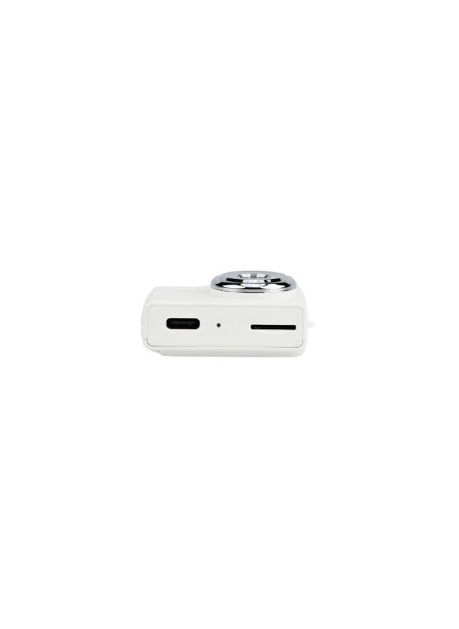 PROMAGE Tiny Pixel DC23 Mini Digital Camera for Kids & Travel - 1080P HD Video & Photos, Portable, 90-Min Battery, Multi-Scene Use - White  - Image 3