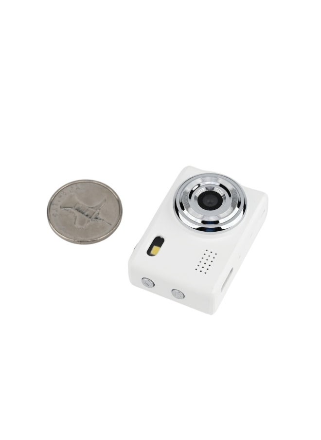 PROMAGE Tiny Pixel DC23 Mini Digital Camera for Kids & Travel - 1080P HD Video & Photos, Portable, 90-Min Battery, Multi-Scene Use - White  - Image 5