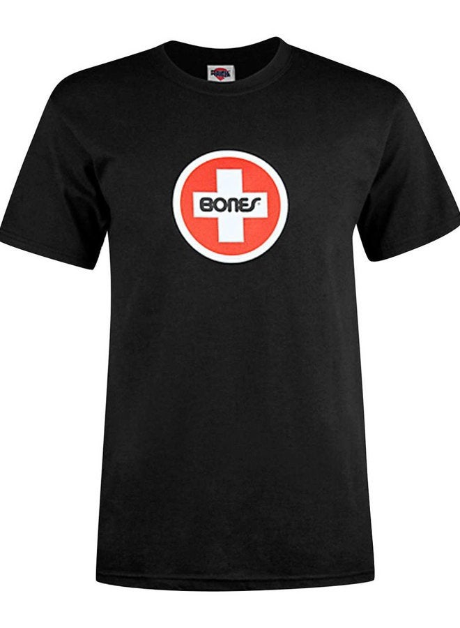 Bearings Swiss Circle Logo Black T-Shirt