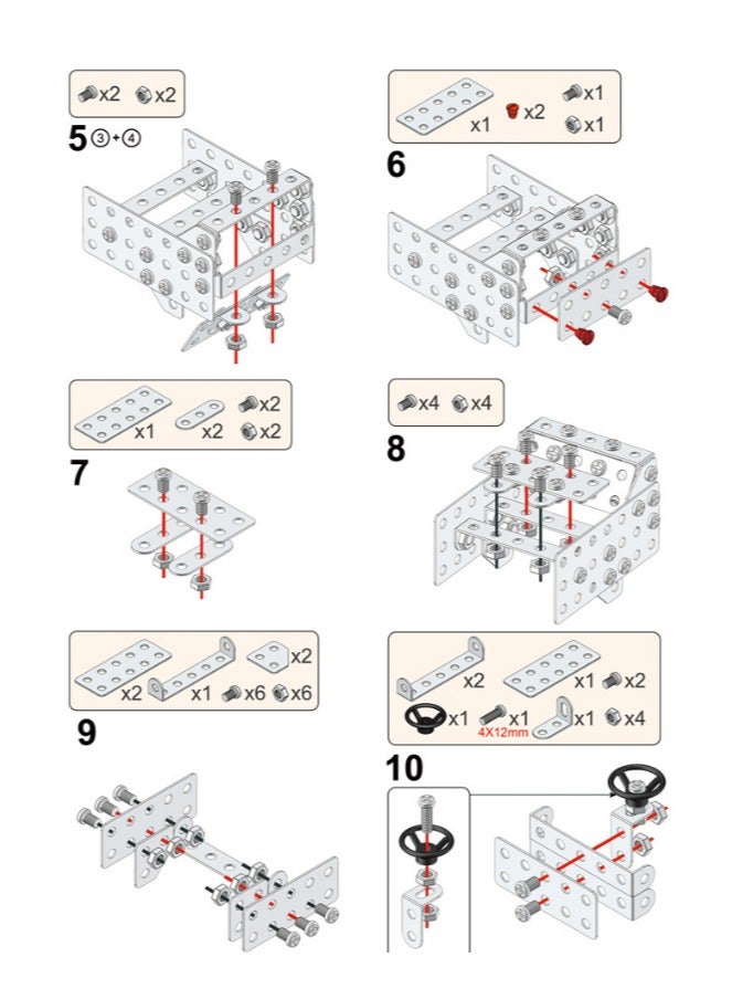عام لعبة تجميع الرافعة، ألعاب تجميع تعليمية، ألعاب تجميع للأطفال الصغار - Image 2