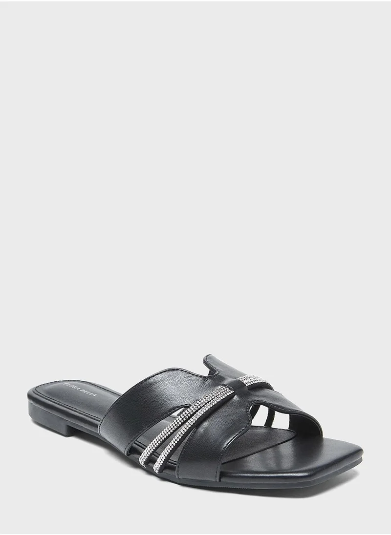 shoexpress Multi Strap Flat Sandals