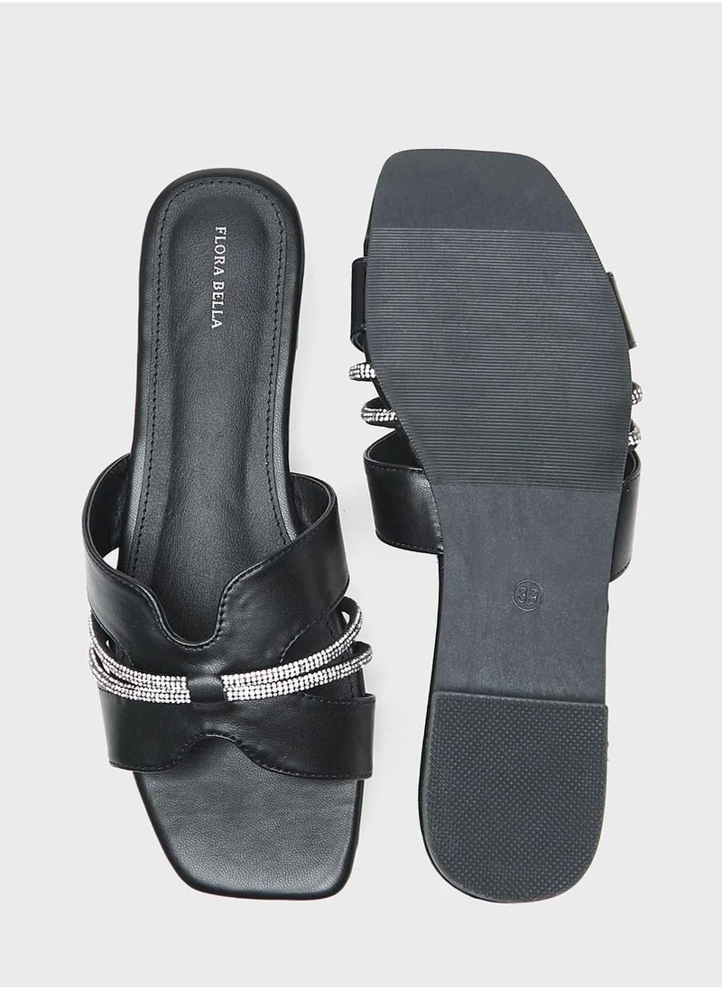 shoexpress Multi Strap Flat Sandals