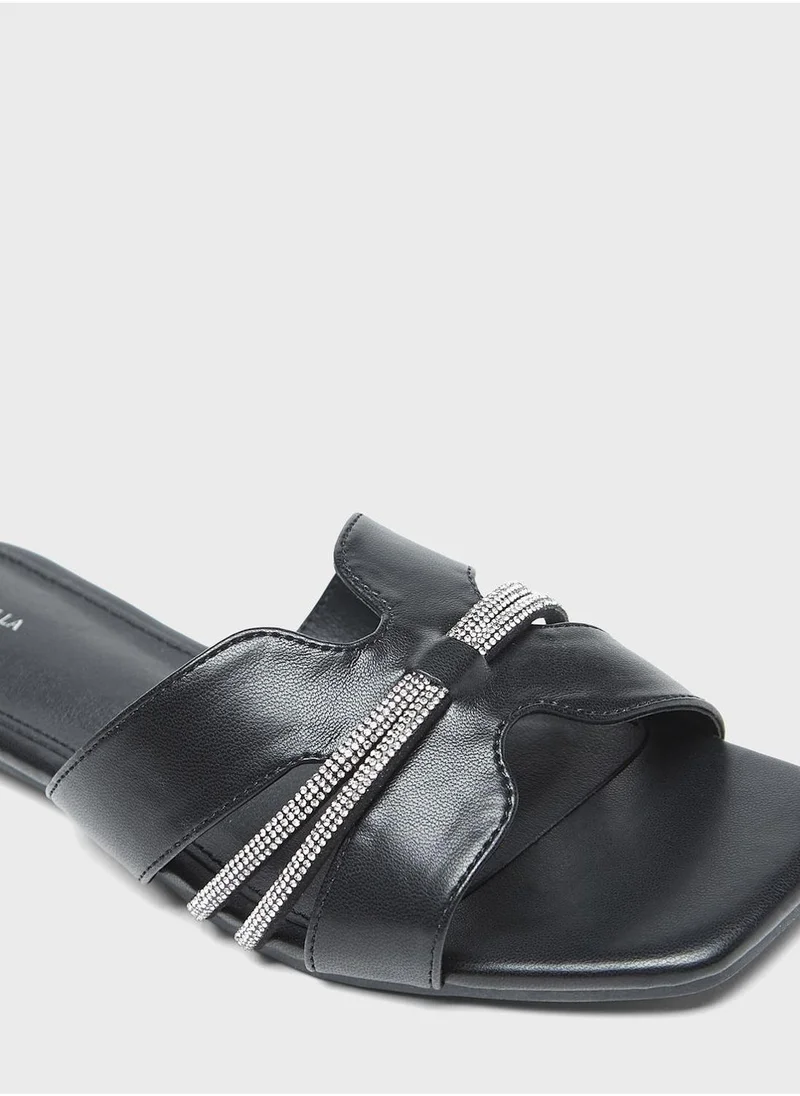 shoexpress Multi Strap Flat Sandals