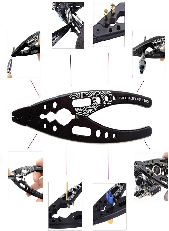 Hobbymall RC Car Shock Absorber Pliers Rod Ball Clamp Multi-Function RC Tool for 1/8 1/10 RC Car Crawler Truck - Image 2