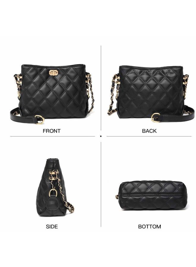 Sivim Small Crossbody Bags for Women Purses Fashion Leather Lightweight Handbags Shoulder Bag, 1-04 Darkblue, Small - Image 3