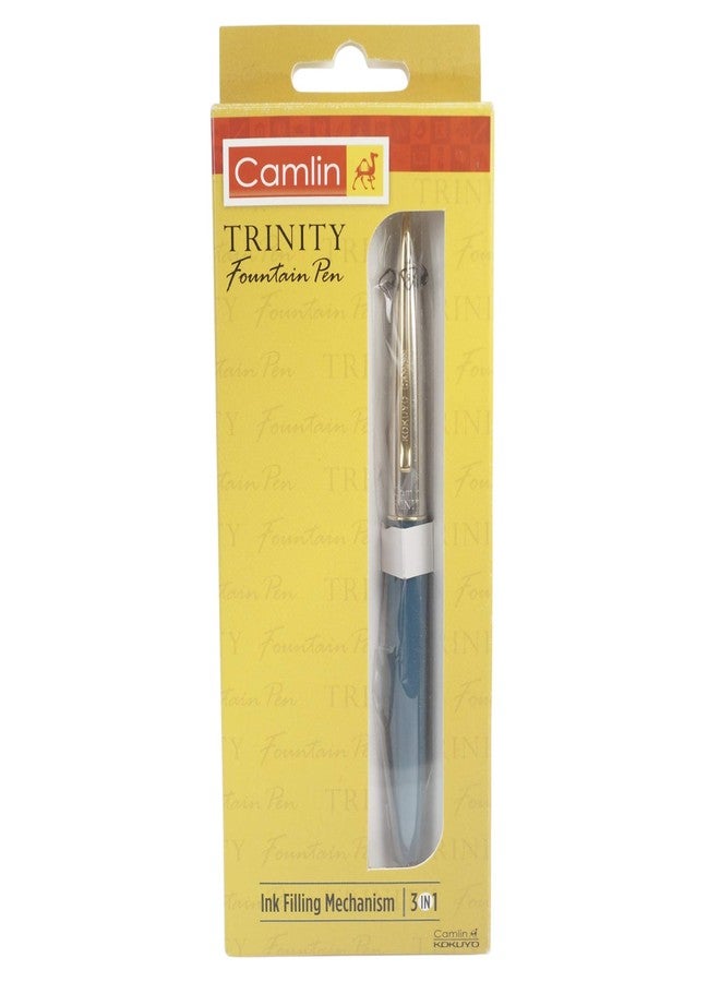 Camlin Kokuyo Trinity Fountain Pen with 3-in-1 Mechanism - Image 1