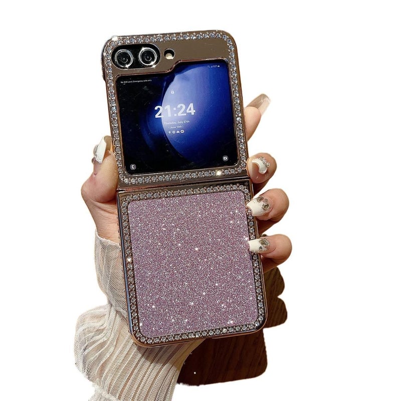 غطاء واقي | PC | مقاوم للصدمات لـ Samsung Galaxy Z Flip 5 | وردي | حماية من السقوط - Image 1
