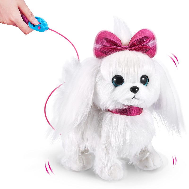 Pets Alive Lil' Paw The Walking Puppy by ZURU Interactive Dog That Walk, Waggle, and Barks, Interactive Plush Pet, Electronic Leash, Soft Toy for Kids and Girls - Image 4