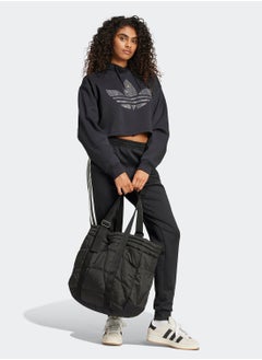 adidas Originals Rhinestone Trefoil Cropped Hoodie  - Image 5
