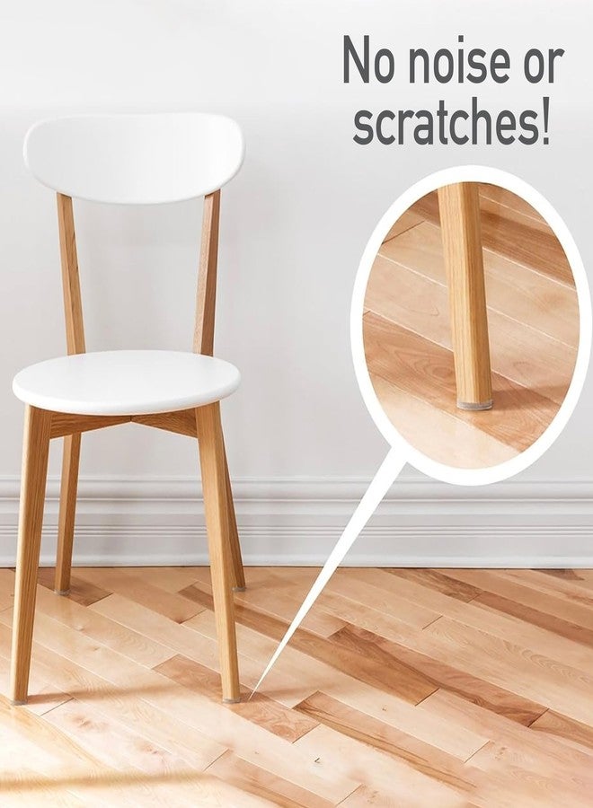 سوفت تاتش وسادات أثاث من اللباد الناعم الملمس، دائرية الشكل، مقاس 7/8 بوصة، تُثبت بالمسامير، شديدة التحمل، لحماية أسطح الأرضيات الصلبة من الخدوش، لون بني (عبوة من 48 قطعة). - Image 2