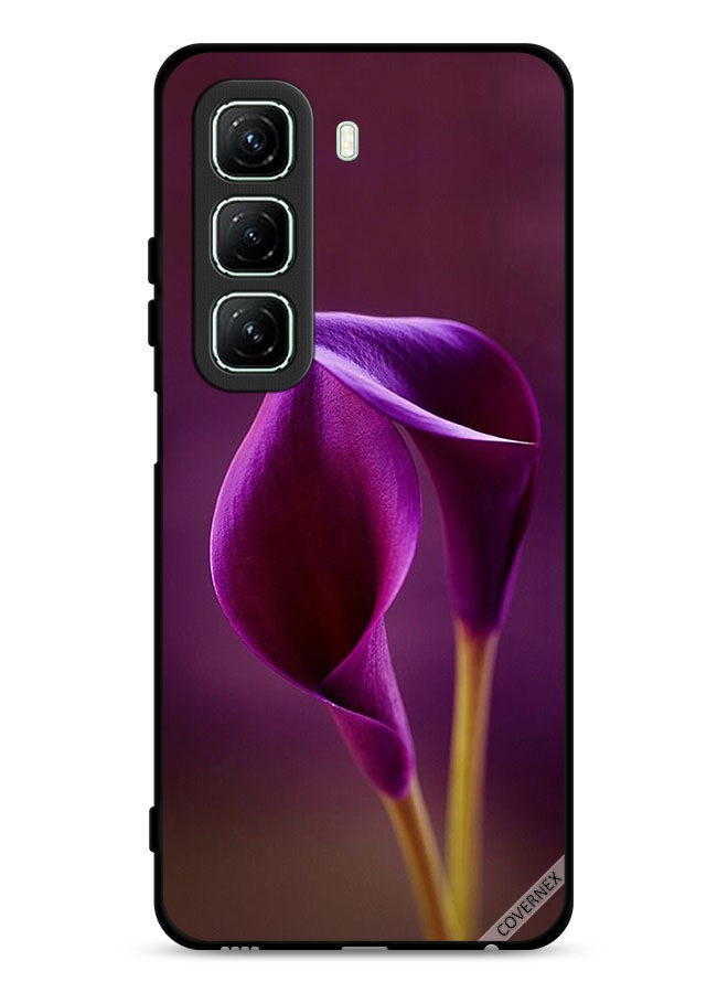 Covernex Infinix Hot 50 5G Protective Case Cover Two Beautiful Flowers - Image 1