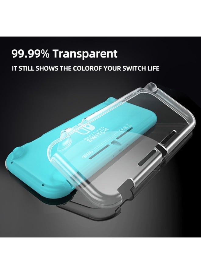 NOVIAN Clear Soft TPU Protective Case For Switch Lite, Flexible Shockproof Anti-Drop Transparent Cover, Full Body Anti-Scratch Game Console Shell - Image 3