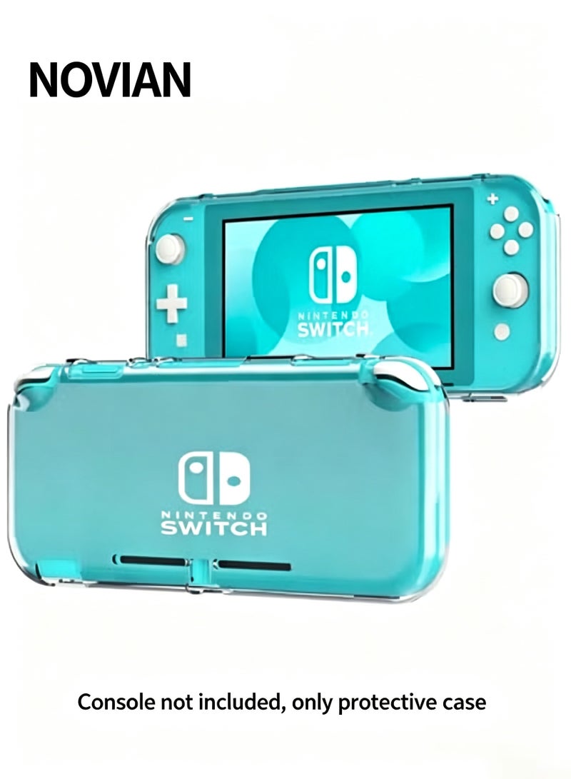 NOVIAN Clear Soft TPU Protective Case For Switch Lite, Flexible Shockproof Anti-Drop Transparent Cover, Full Body Anti-Scratch Game Console Shell - Image 1