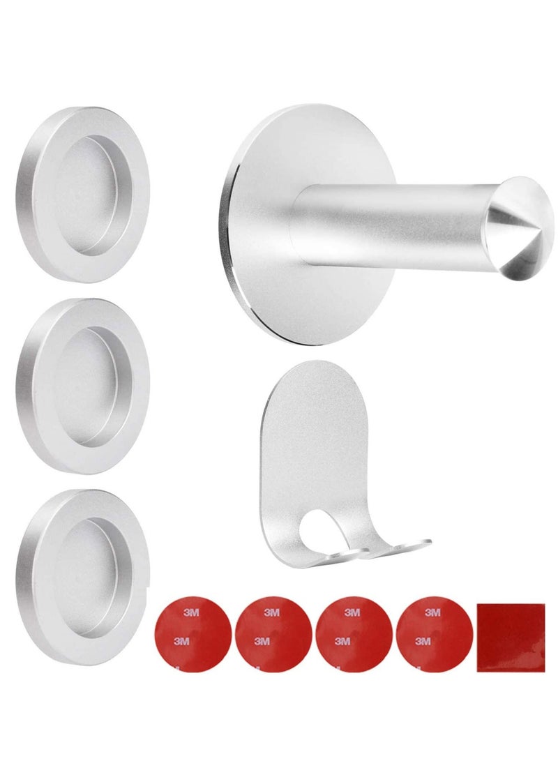 NIBEMINENT Wall Mounted Hair Dryer Holder Stand Bracket Compatible with Dyson and Nozzles Organizer for Bathroom Bedroom - Image 1