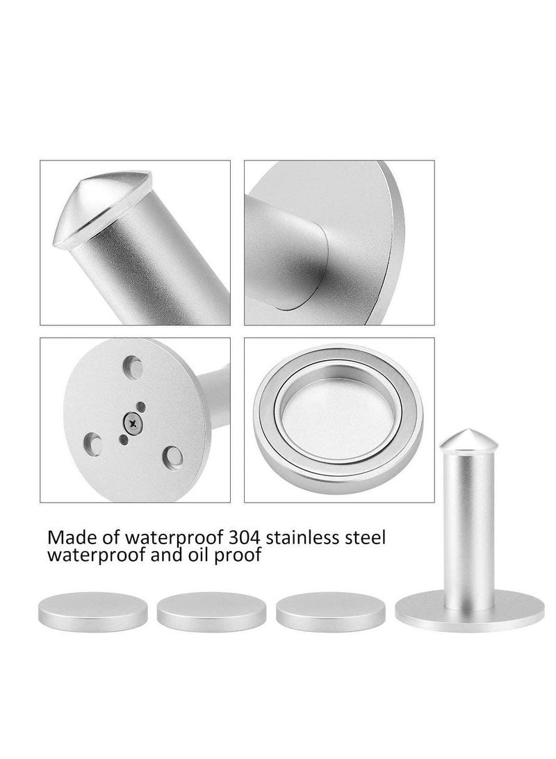 NIBEMINENT Wall Mounted Hair Dryer Holder Stand Bracket Compatible with Dyson and Nozzles Organizer for Bathroom Bedroom - Image 5