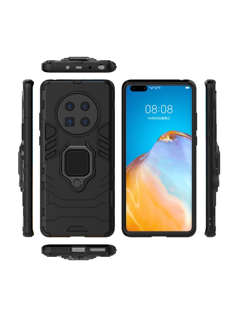 Black Protective Cover With Ring Bracket For Huawei - Image 2
