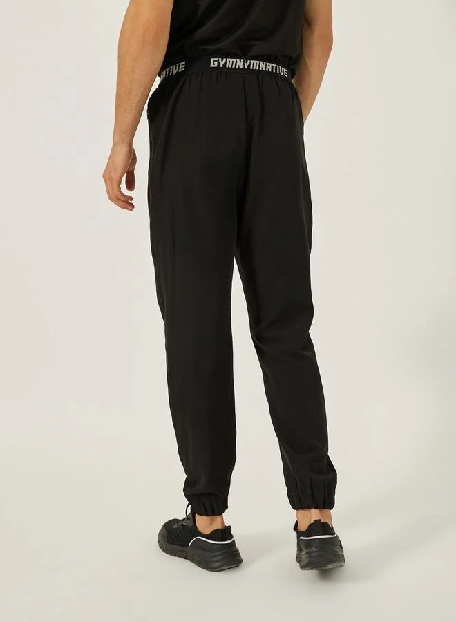 Styli Styli Slim Fit Printed Waistband Training Trackpants