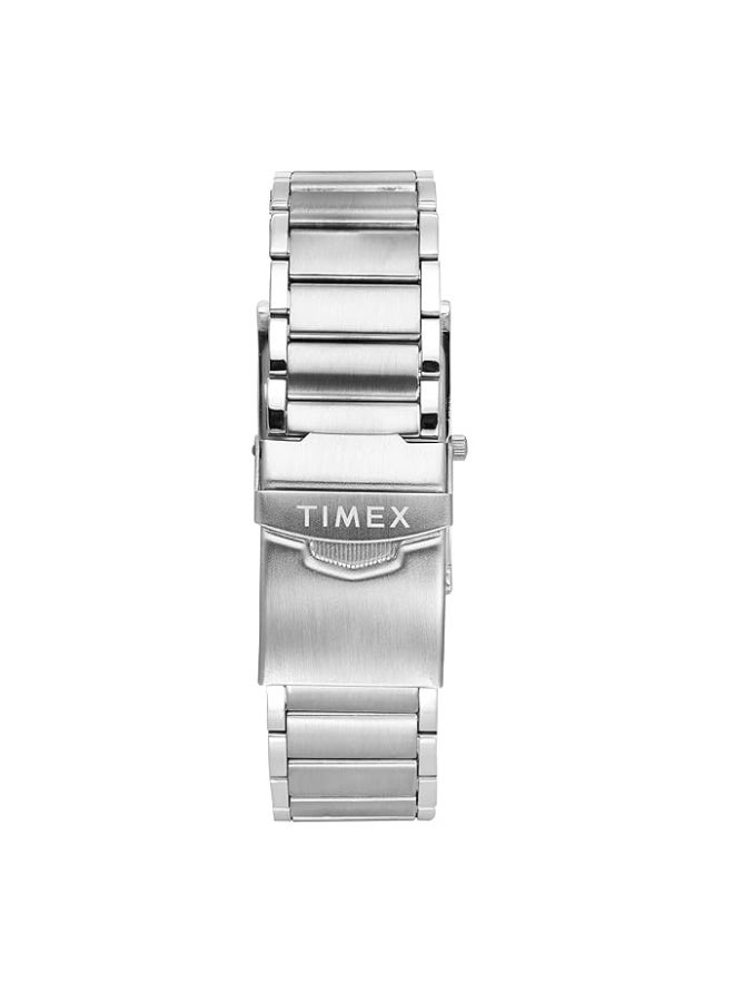 تيميكس ساعة TIMEX تناظرية للرجال، بمينا مستطيل ومقاومة للماء - Image 3