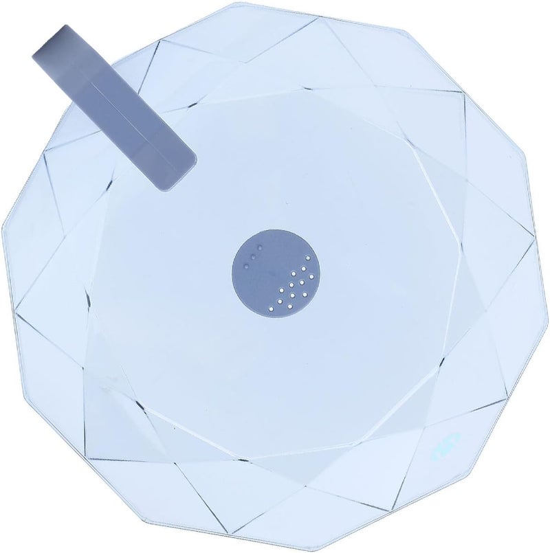 Microwave Splatter Cover | Adjustable Steam Vent & Heat Tolerant Up to 312°F | Oil Proof Lid for Plates/Bowls/Dishes | Non - BPA ABS PC Material, Easy Grip Handle (Blue) - Image 5