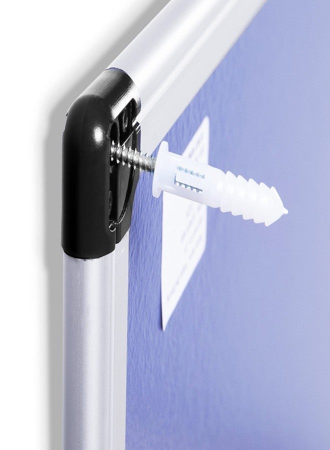 VUSIGN Monthly Calendar Whiteboard Dry Erase Cork Board Combo, 18" x 24" Planning Board, Silver Aluminium Frame - Image 4