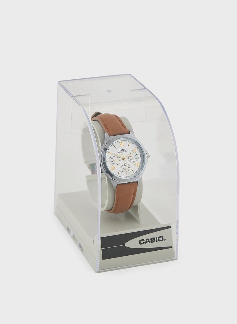 CASIO Pu Strap Analog Watch - Image 5