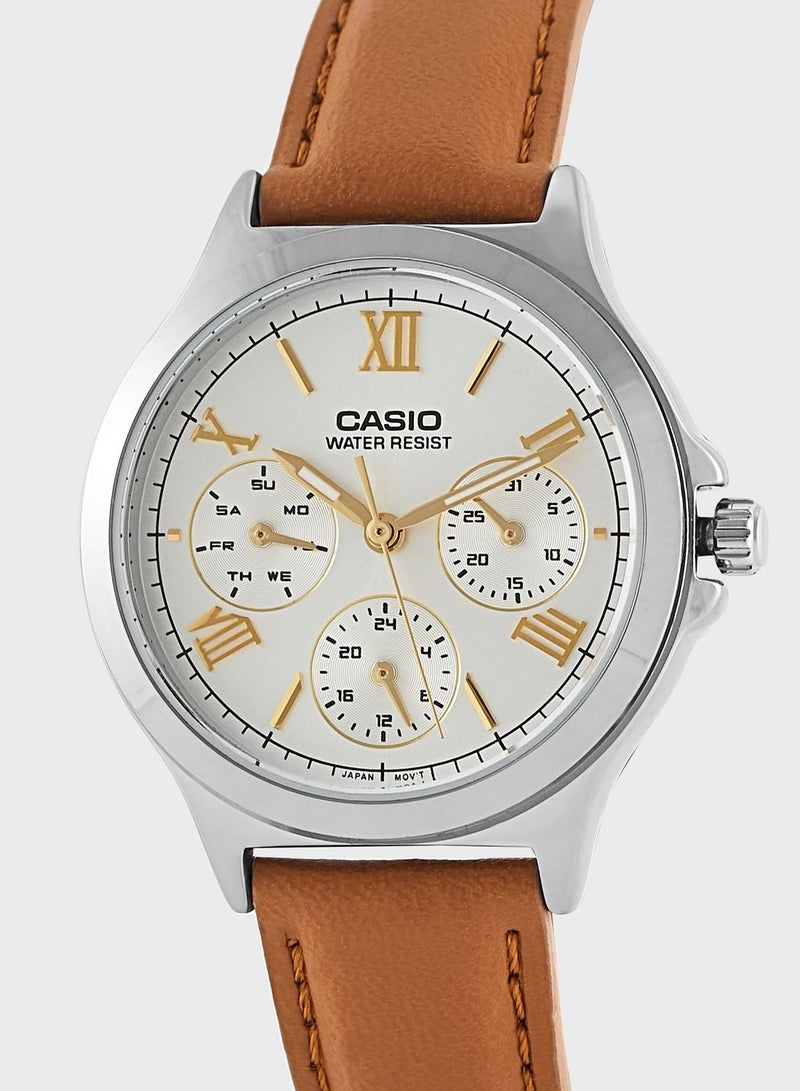 CASIO Pu Strap Analog Watch - Image 2