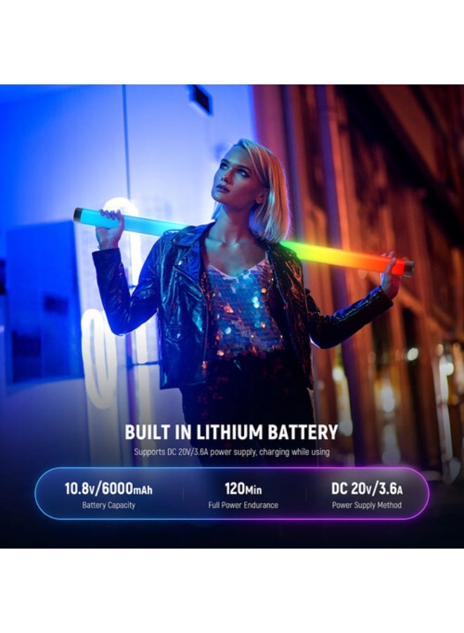 نيوير TL90C 30W RGB Tube Light with APP/2.4G/DMX Control - Image 3