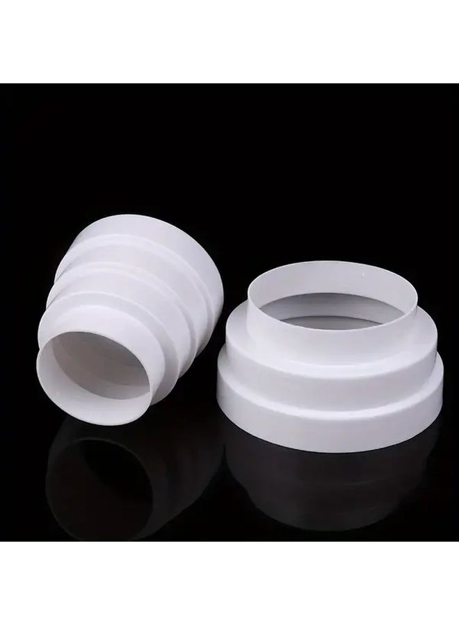 Duct Multi Reducer Extractor Fan Pipe Connector Type B For Ventilation Exhaust Duct Tube Size 80 100 110 120 150 160mm - Image 1